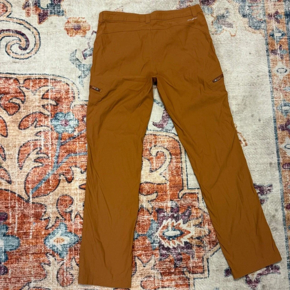 Eddie‎ Bauer Women's Cargo Hiking Pants Size 10 Nylon Spandex Blend Zip Pockets - Picture 5 of 11